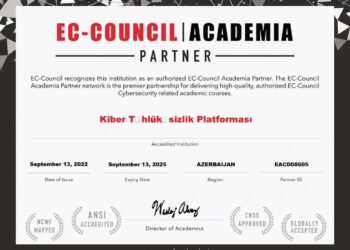 Kiber Təhlükəsizlik Platforması kibertəhlükəsizlik üzrə nüfuzlu təşkilatın rəsmi Akademiya Partnyoru seçilib