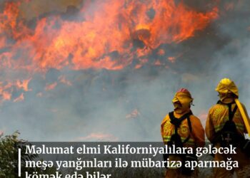 Məlumat elmi Kaliforniyalılara gələcək meşə yanğınları ilə mübarizə aparmağa kömək edə bilər