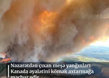 Nəzarətdən çıxan meşə yanğınları Kanada əyalətini kömək axtarmağa məcbur edir