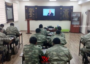 Azərbaycan Ordusunda ictimai-siyasi hazırlıq məşğələləri keçirilir
