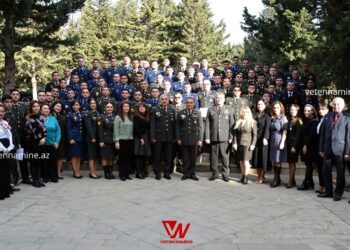 Hərbi İdarəetmə İnstitutunda intensiv xarici dil kurslarının buraxılış mərasimi keçirilib