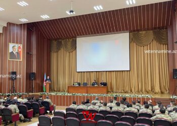 Hərbi yol polisinin şəxsi heyəti ilə təlim-metodiki toplantı keçirilib