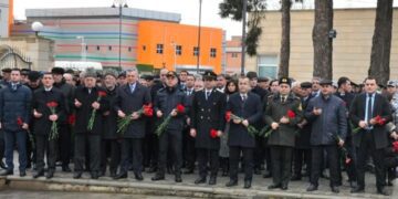 Biləsuvarda 20 Yanvar şəhidlərinin xatirəsi yad edilib